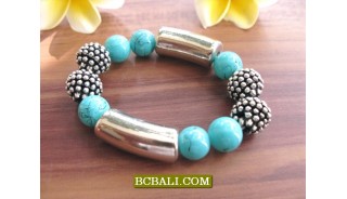 Beads Stone Bracelets Stretch Charms Package 